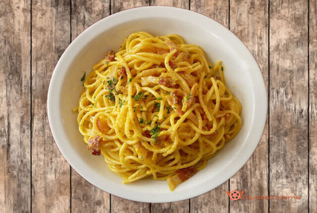 Spaghetti alla carbonara e Un americano a Roma