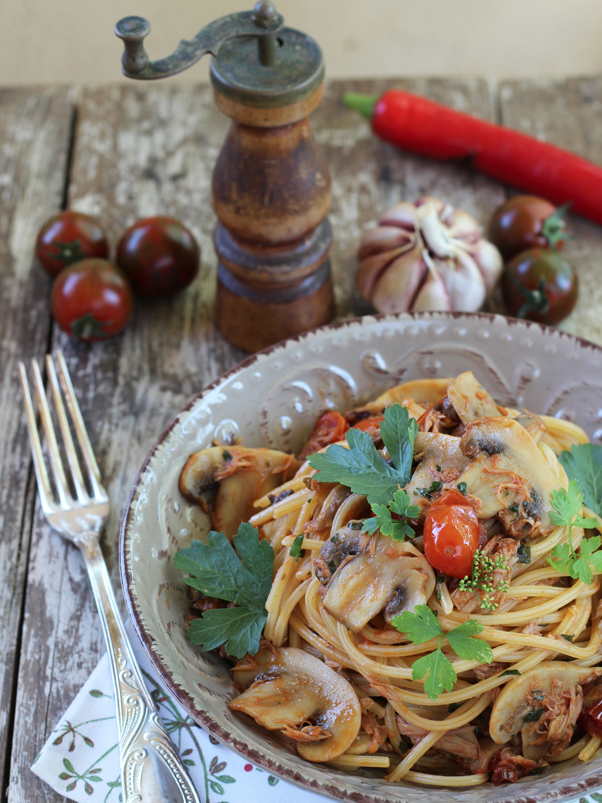 Spaghetti alla carrettiera (versione romana)