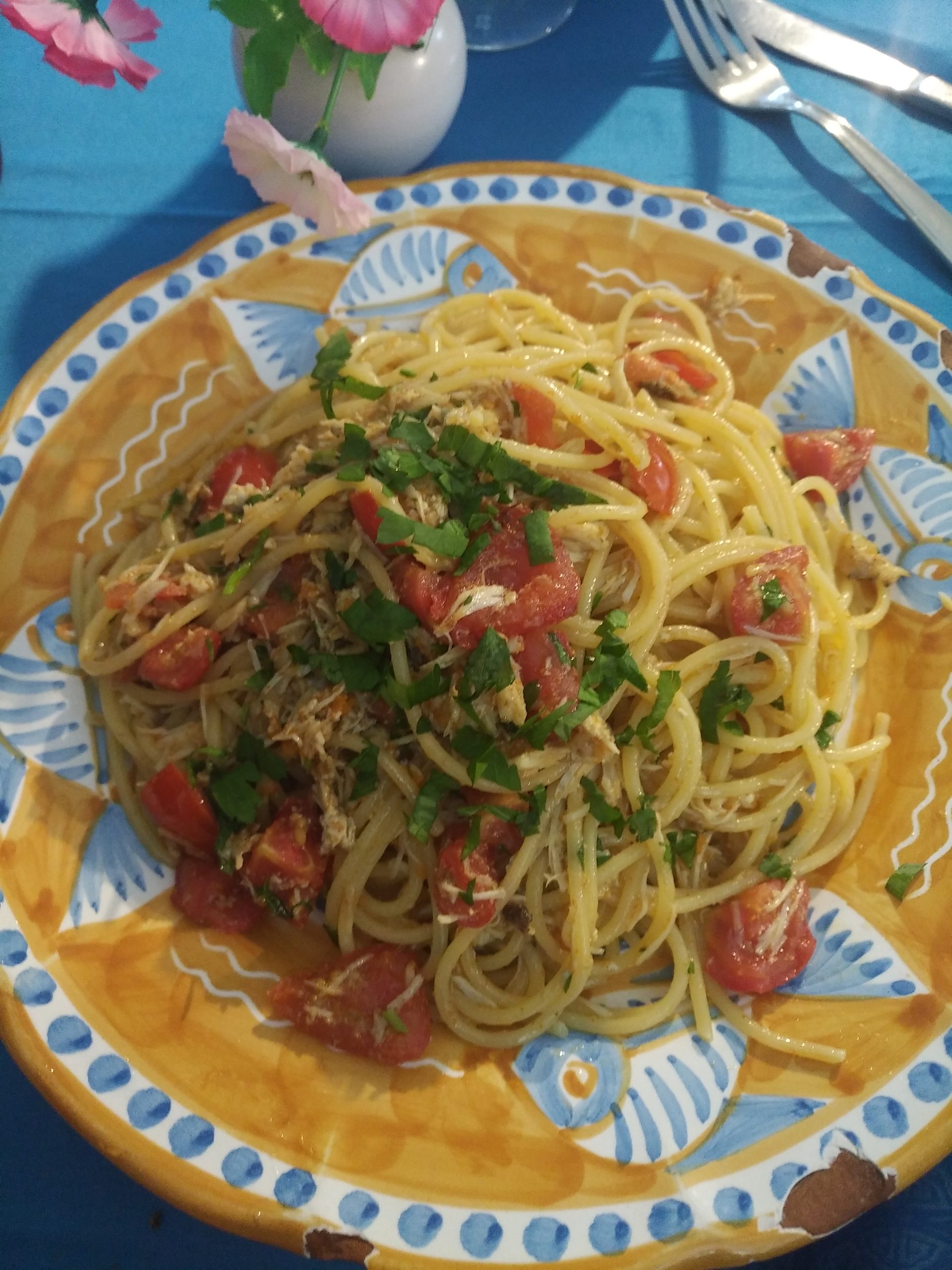 Spaghetti alla granceola