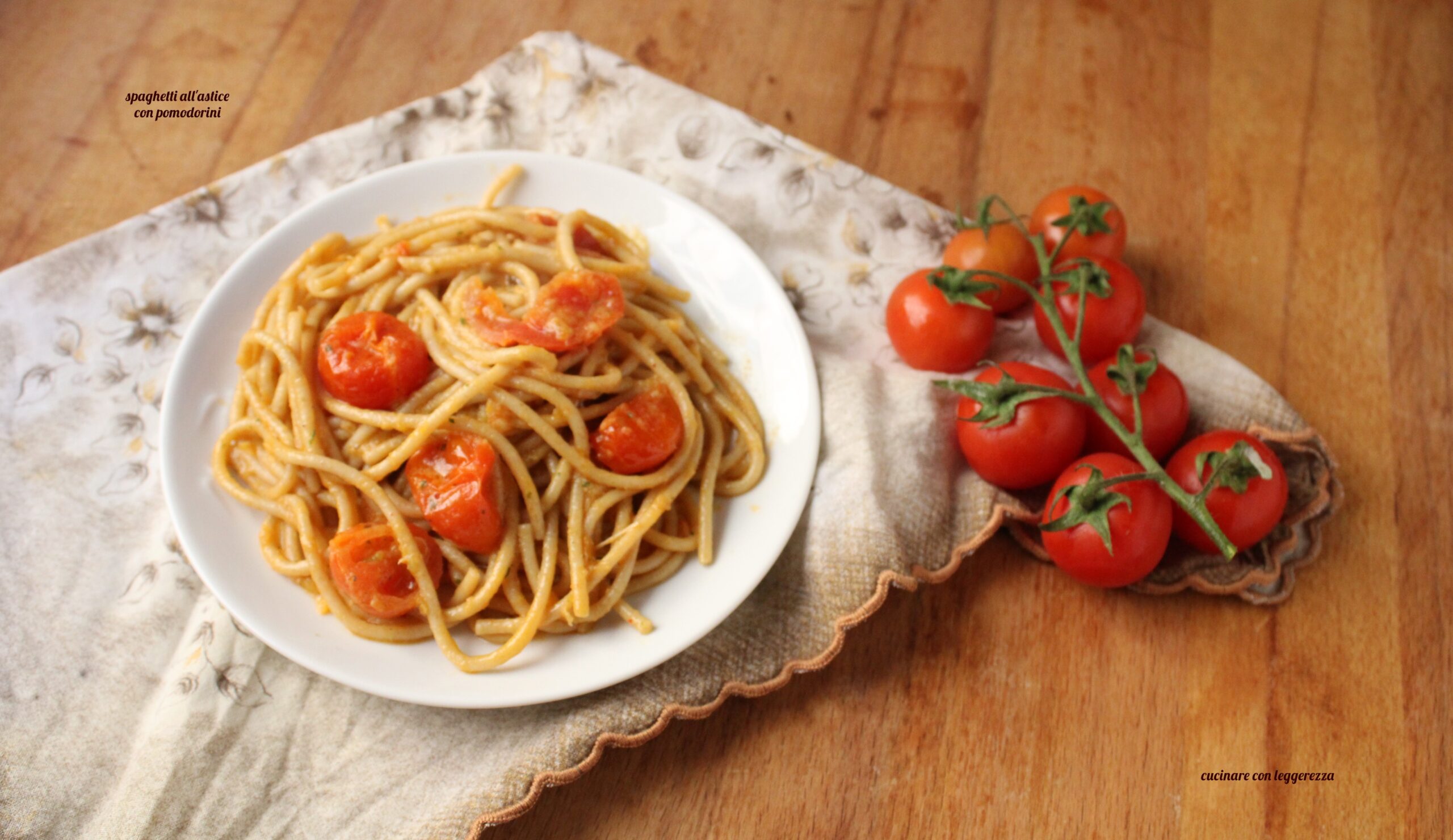 Spaghetti all’astice con pomodorini