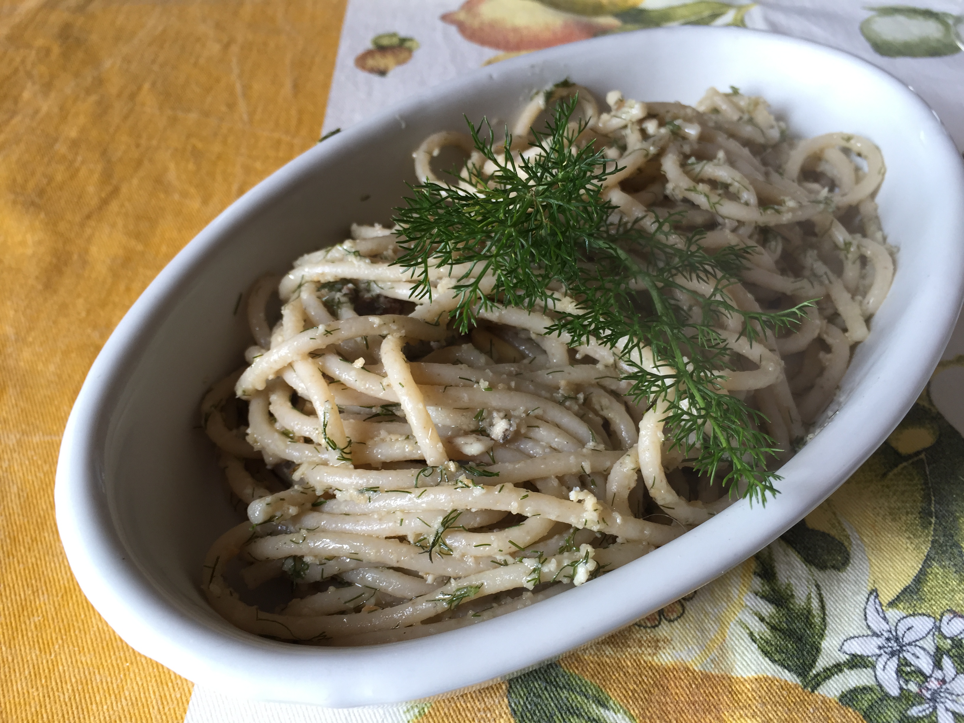 Spaghetti alle alici e finocchietto