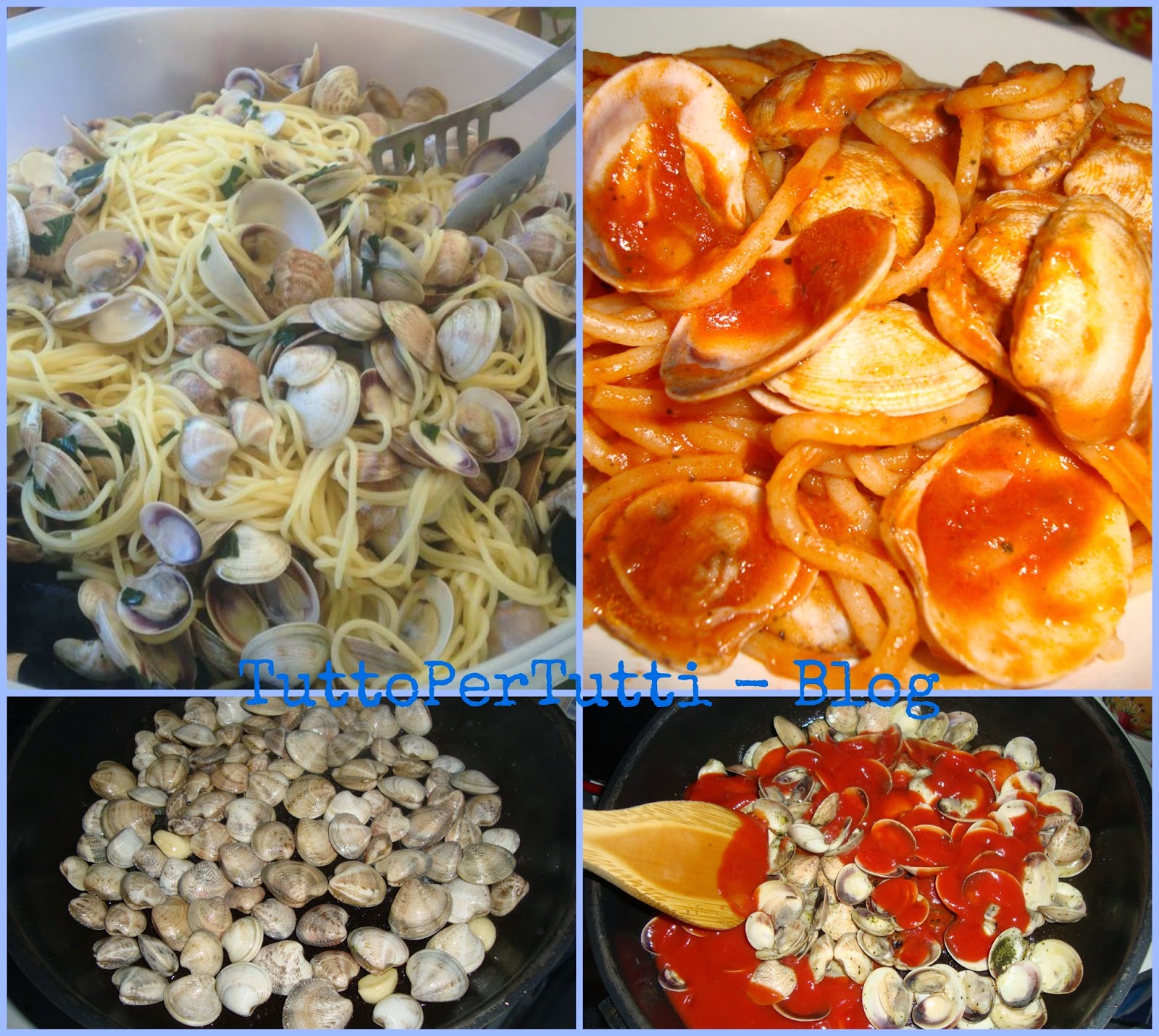 Spaghetti alle vongole fresche… 2 versioni