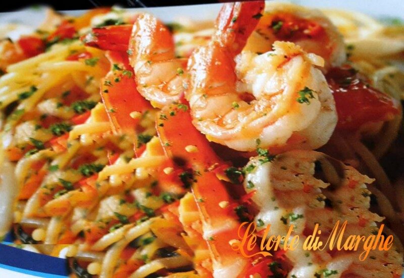 Spaghetti allo scoglio e zafferano