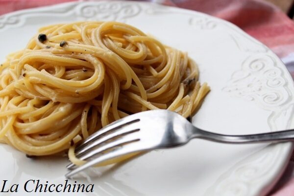 Spaghetti cacio e pepe