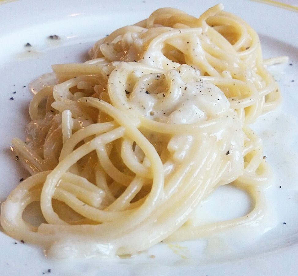 Spaghetti cacio e pepe