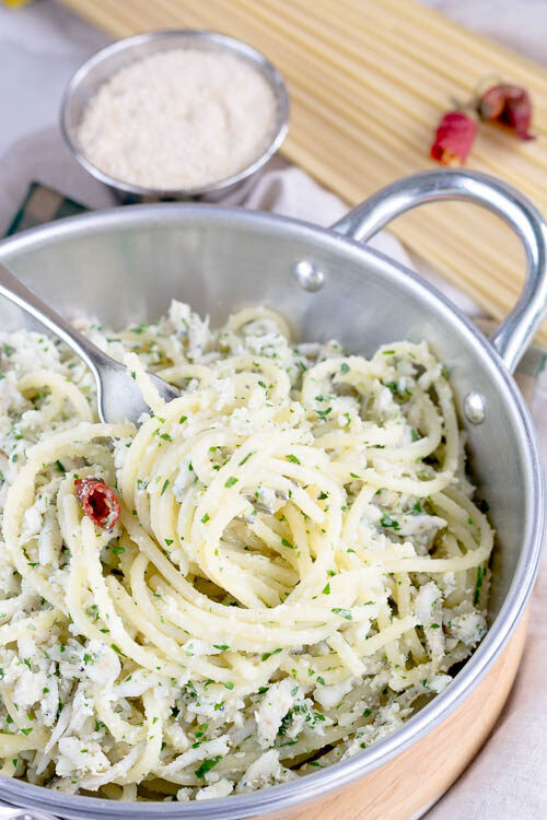 Spaghetti con i “cicinielli”