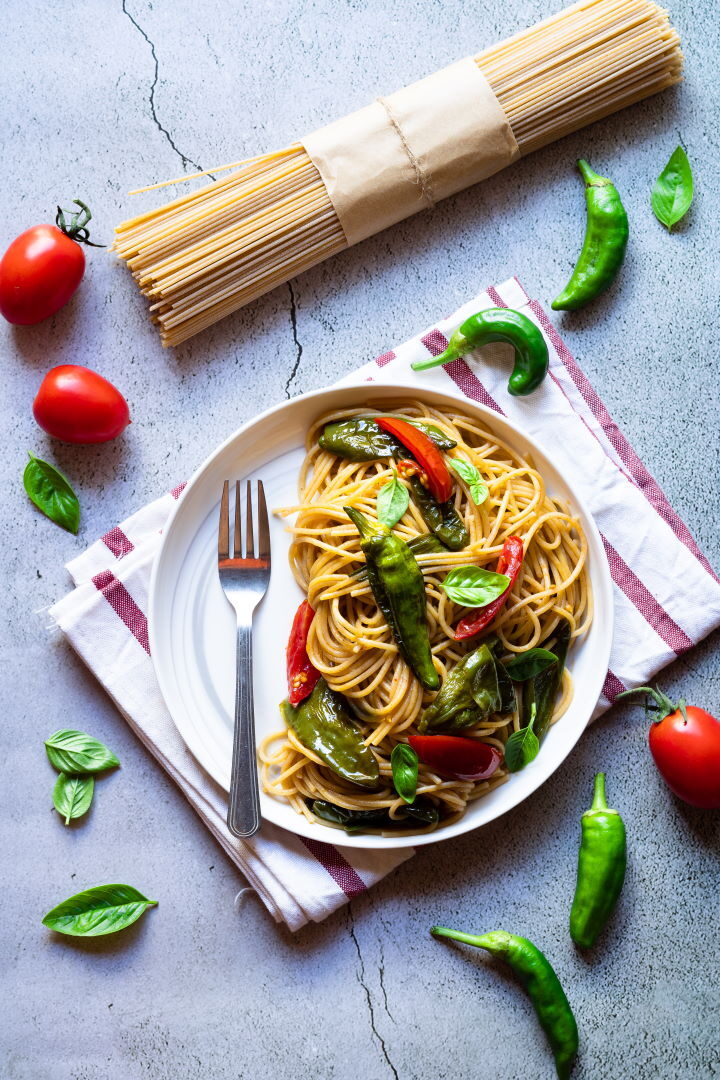 Spaghetti con i friggitelli