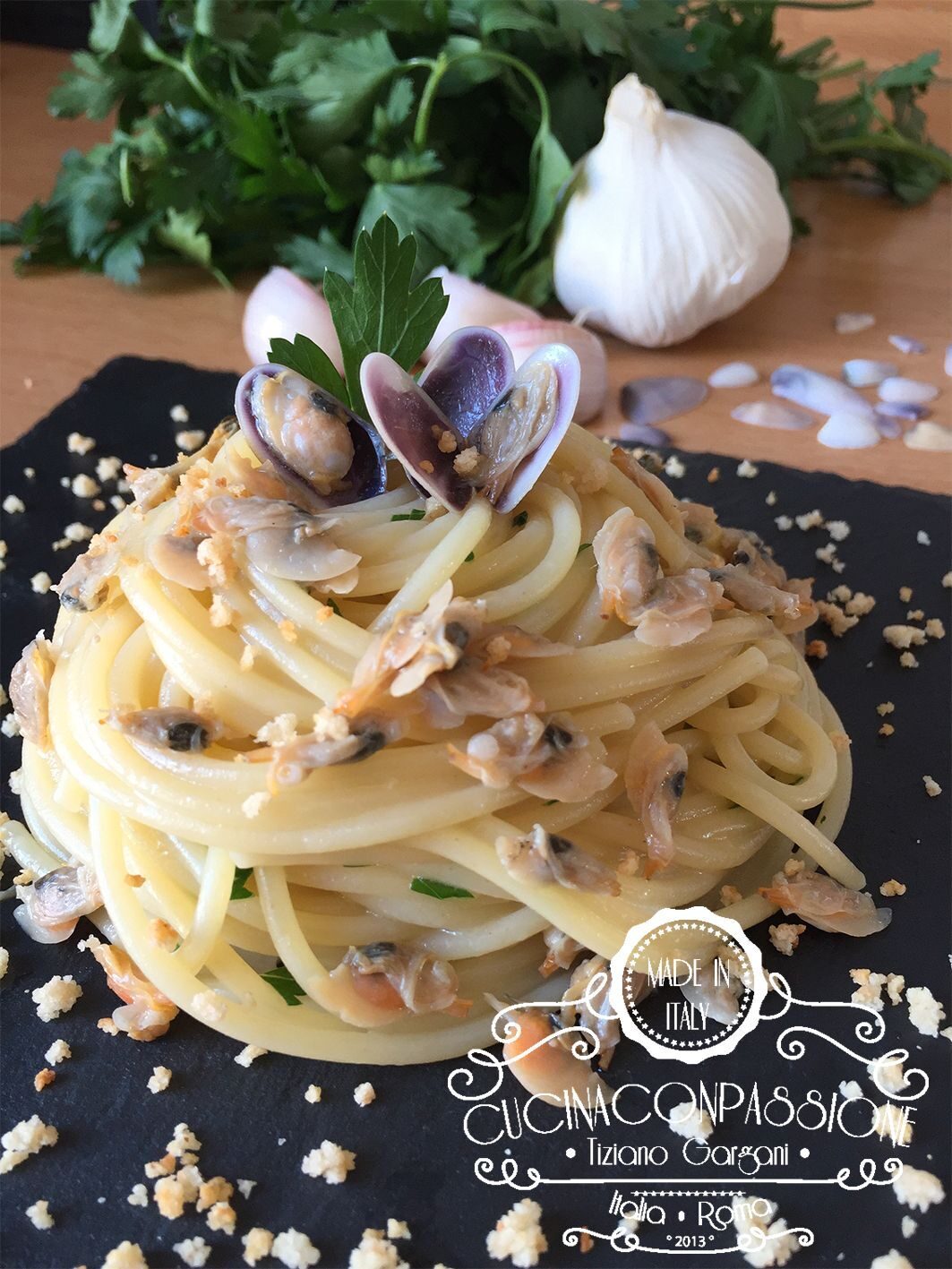 Spaghetti con le telline