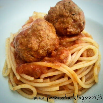 Spaghetti con polpette