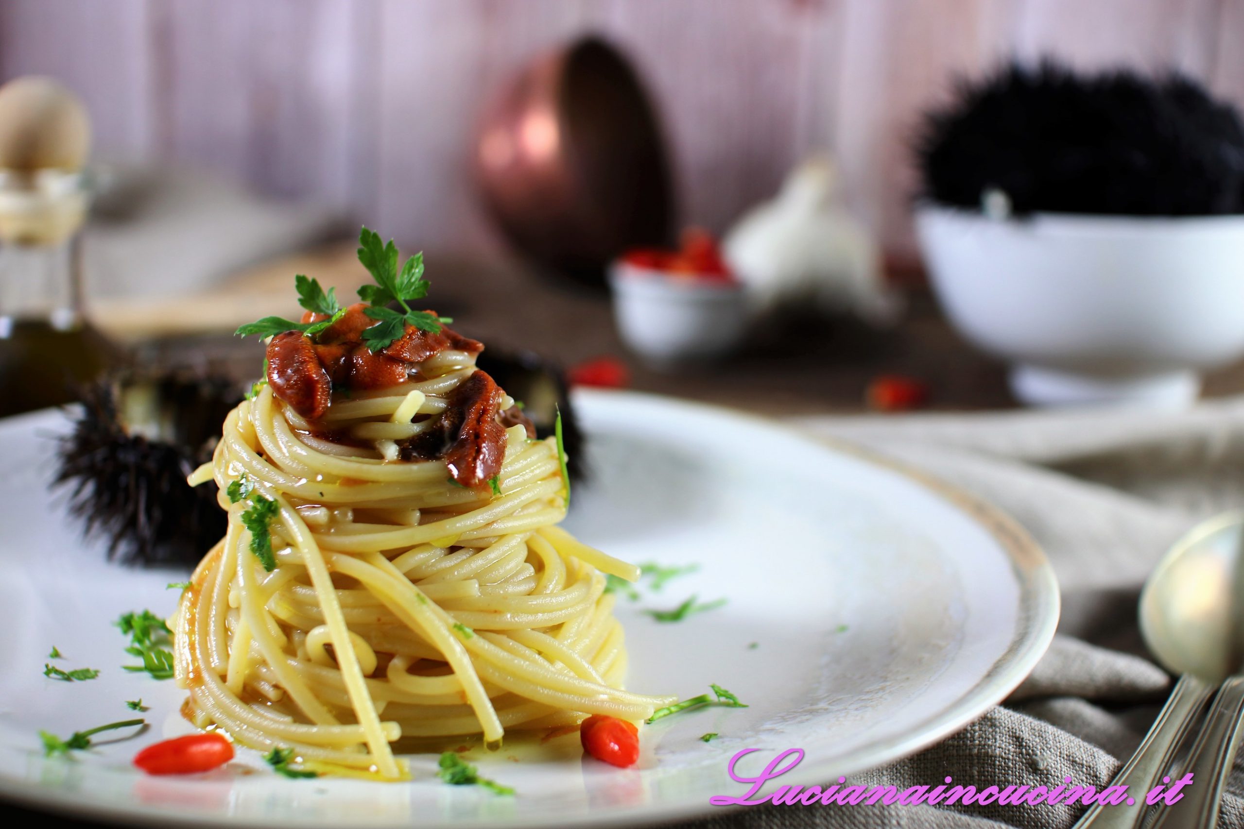 Spaghetti con ricci di mare