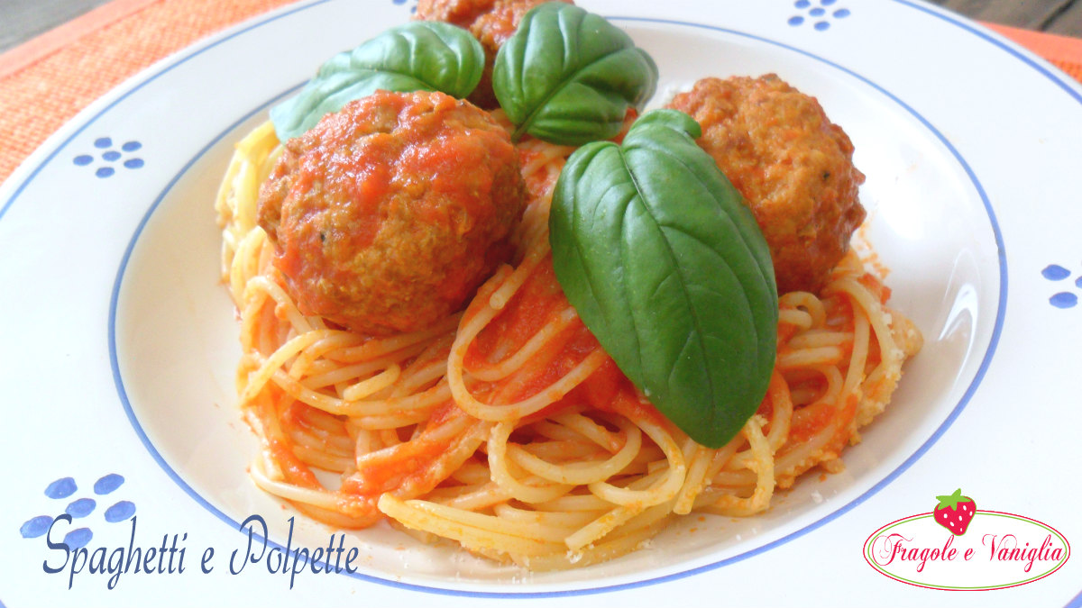 Spaghetti e polpette (spaghetti  meatballs)