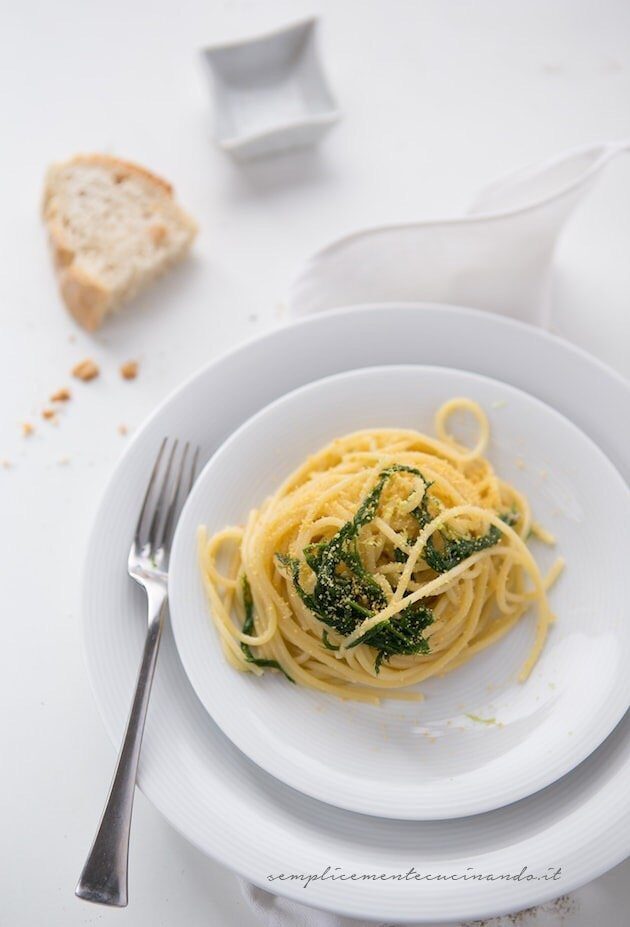 Spaghetti finocchietto selvatico e alici