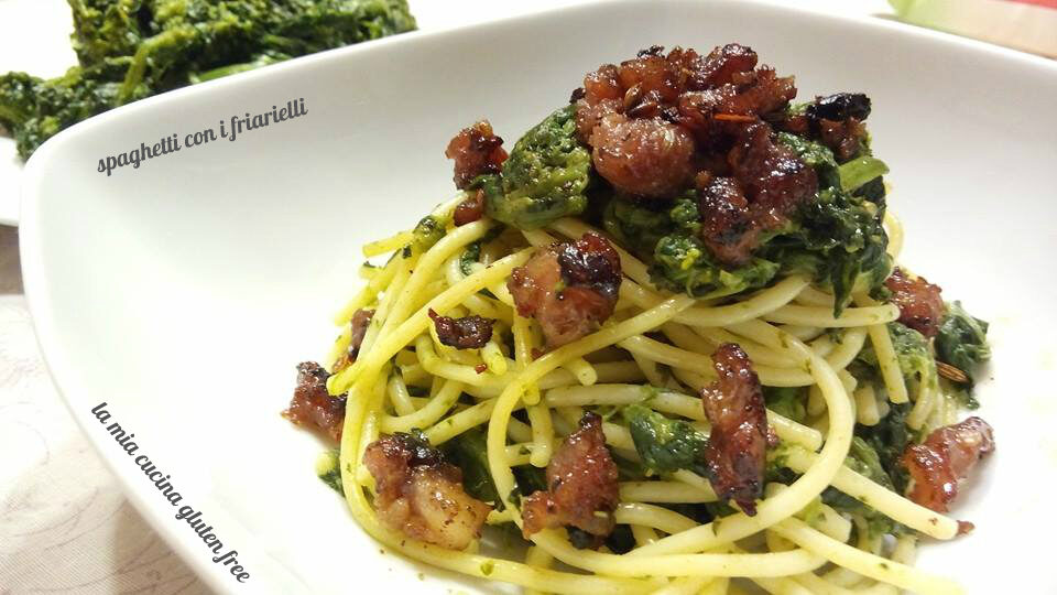 Spaghetti friarielli e salsiccia