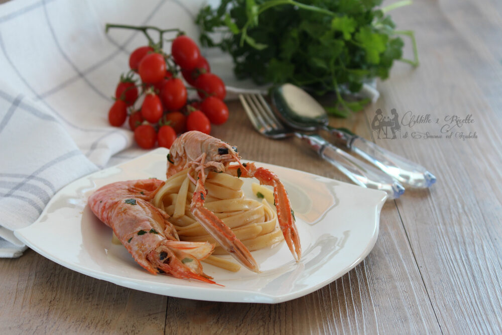 Spaghetti gamberi e scampi