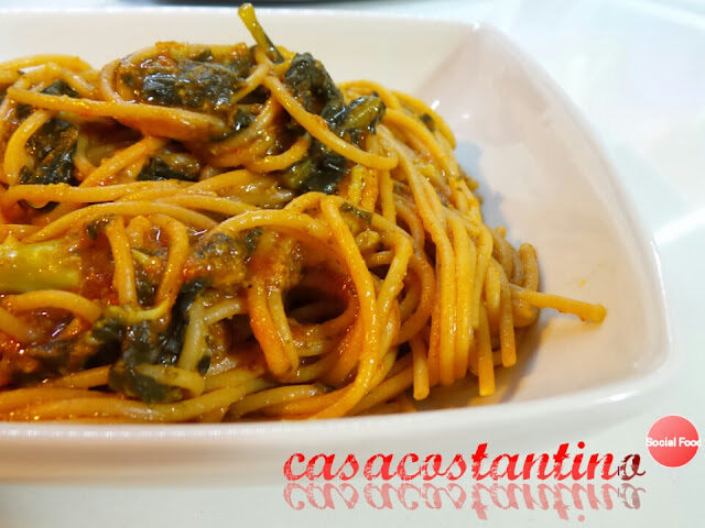 Spaghetti integrali con gli sparacelli