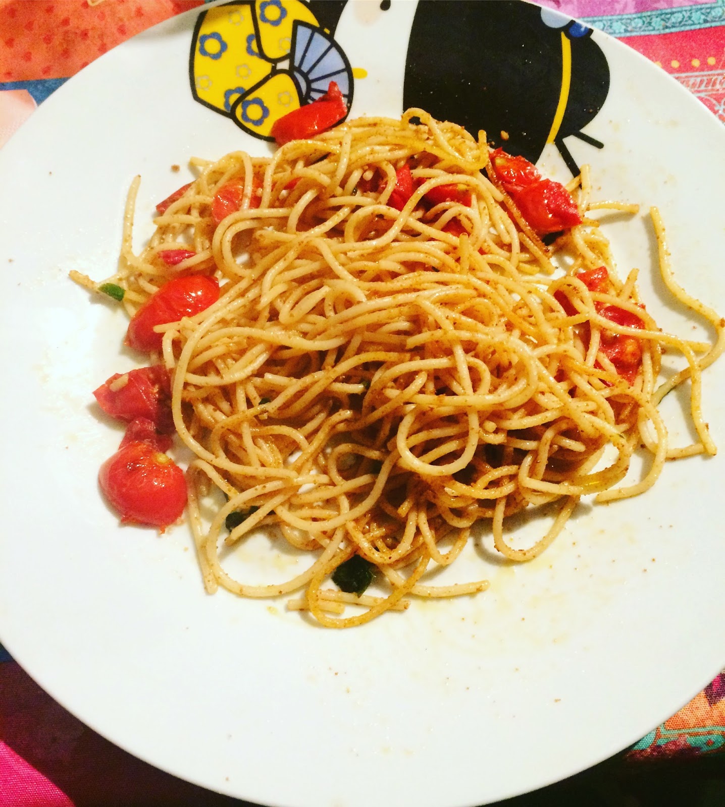 Spaghetti integrali con la bottarga
