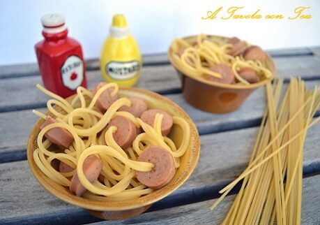 Spaghetti nei wurstel!