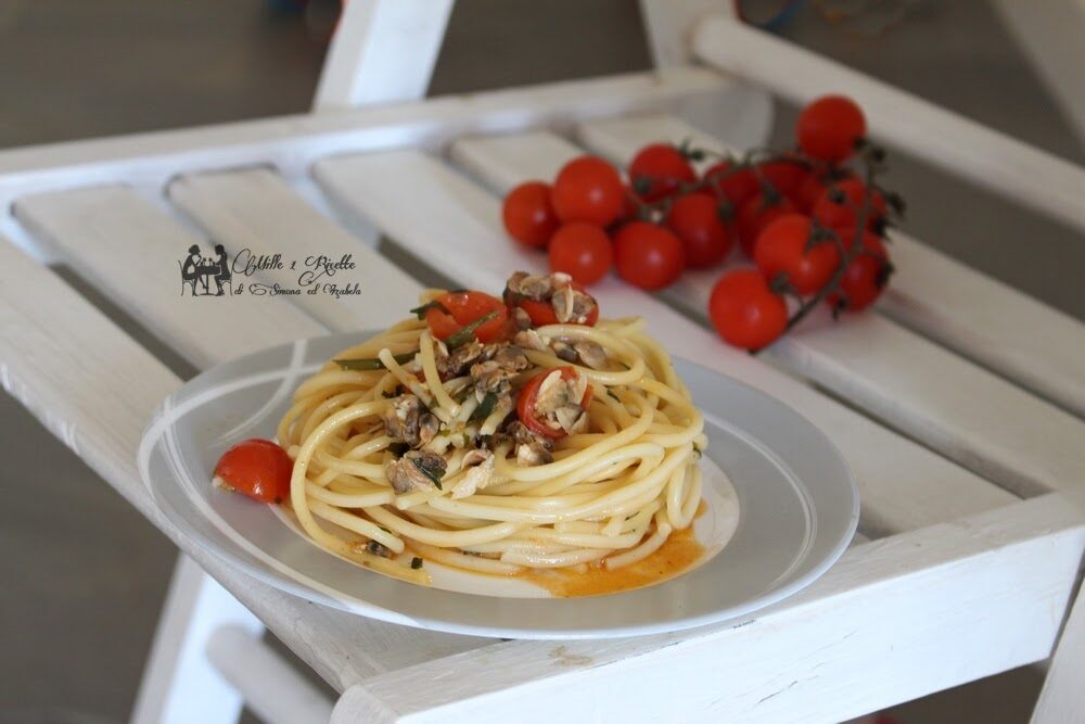 Spaghetti vongole e pomodorino