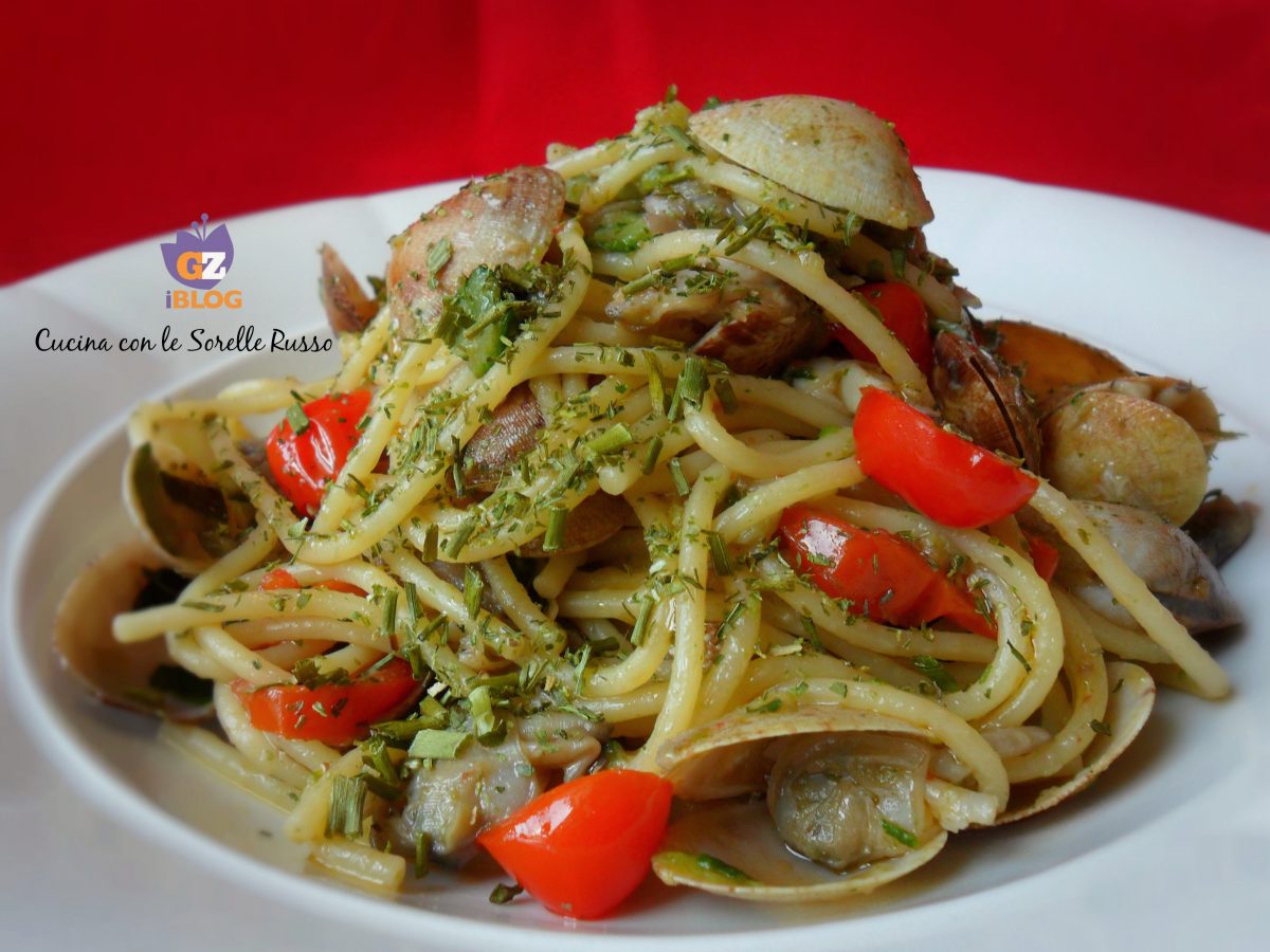Spaghetti vongole e zucchine