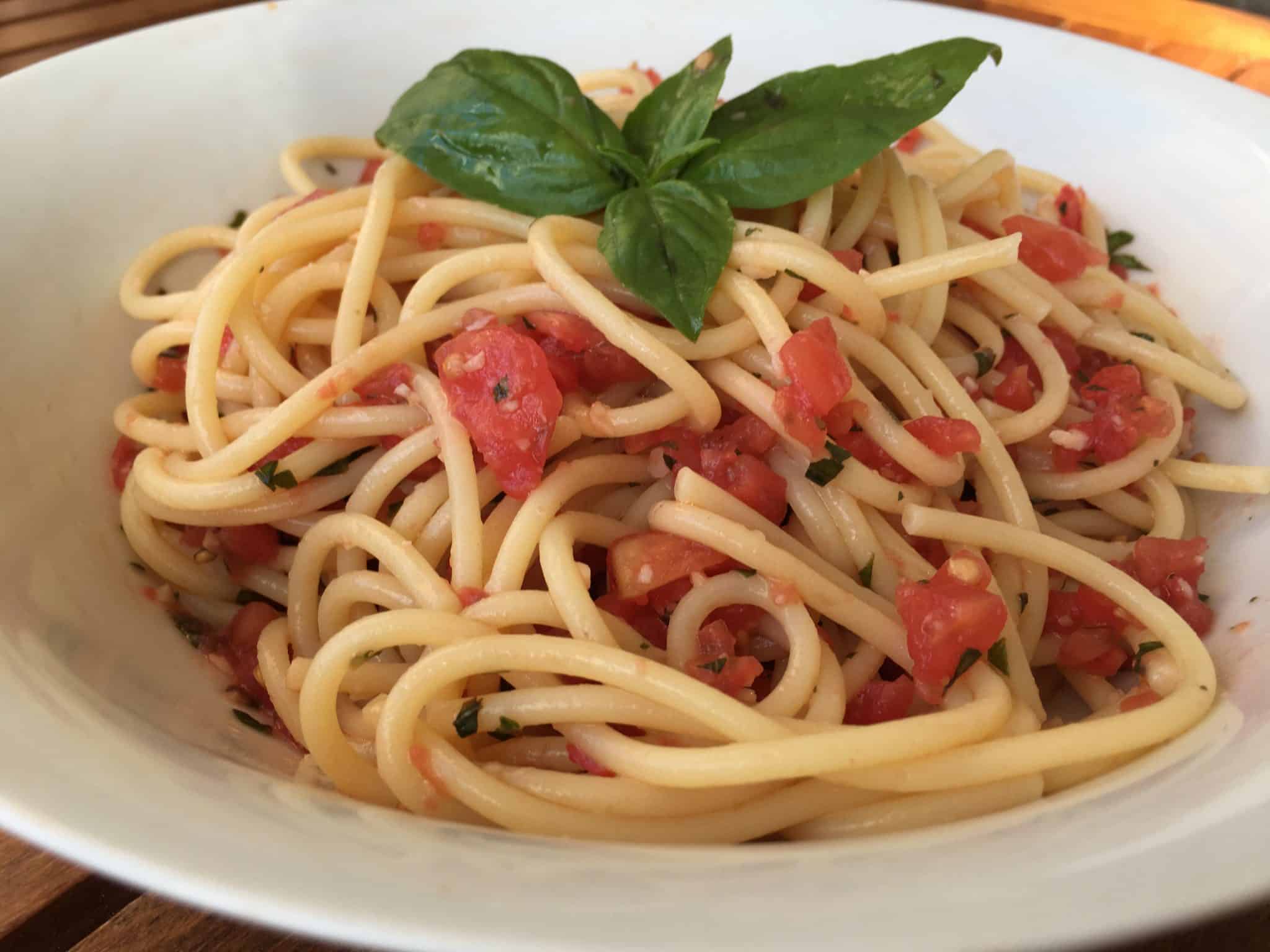 Spaghettoni trapanesi alla franco bono