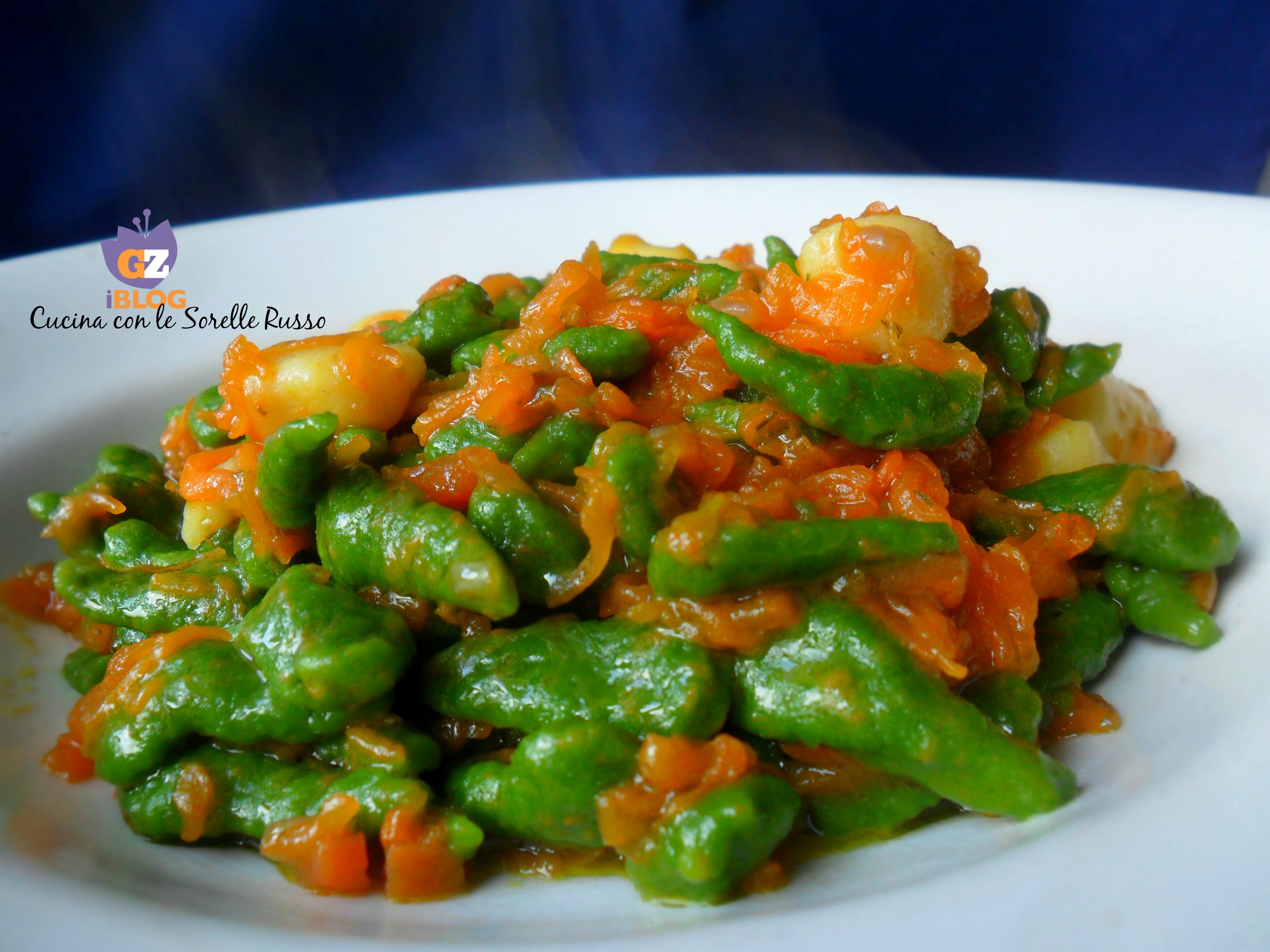 Spatzl alla crema di zucca
