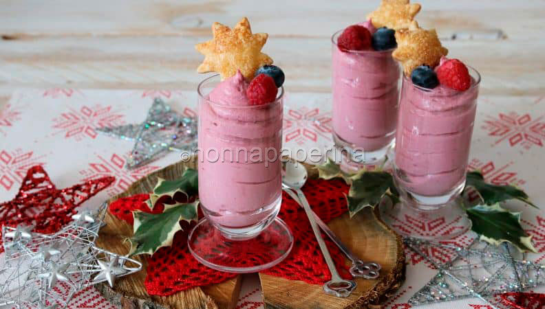 Speciale capodanno: deliziosa mousse ai frutti di bosco