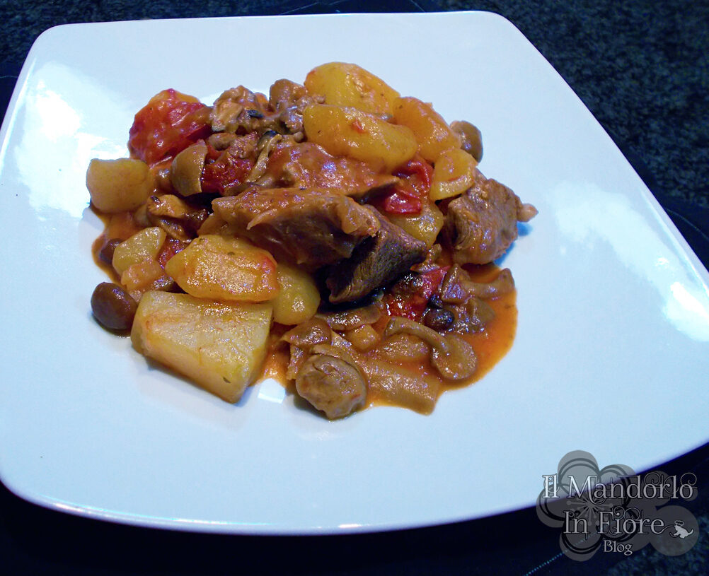 Spezzatino ai funghi e patate