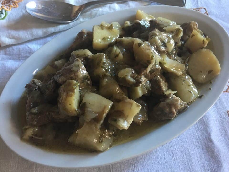 Spezzatino con topinambur