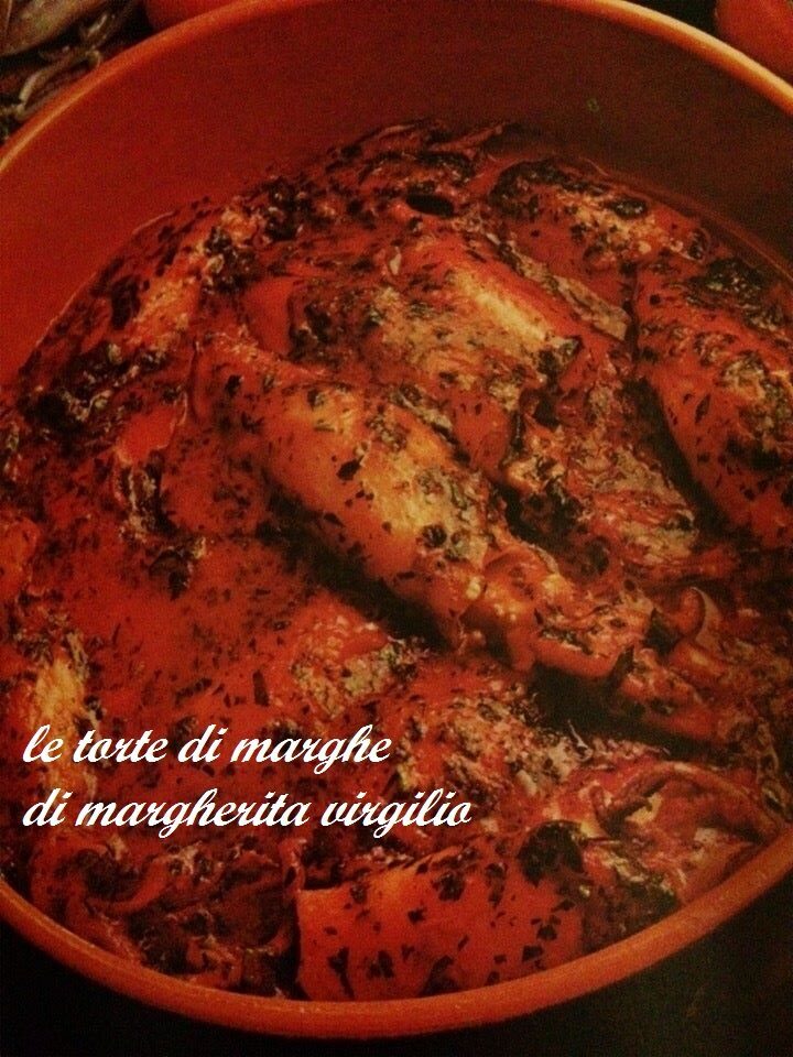 Spezzatino di calamari al sugo