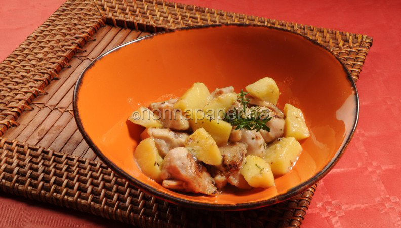 Spezzatino di coniglio alle mele