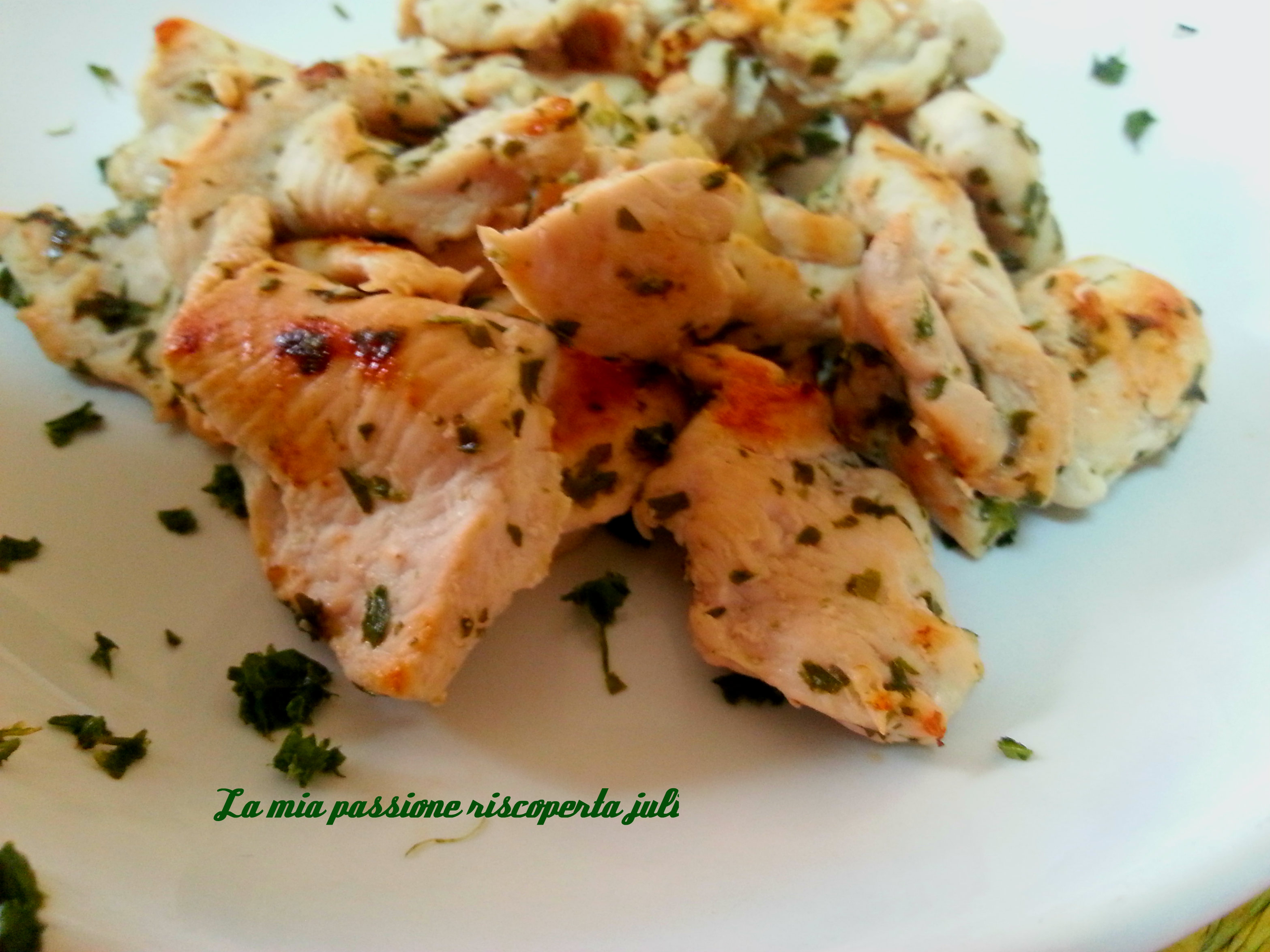 Spezzatino di pollo al limone