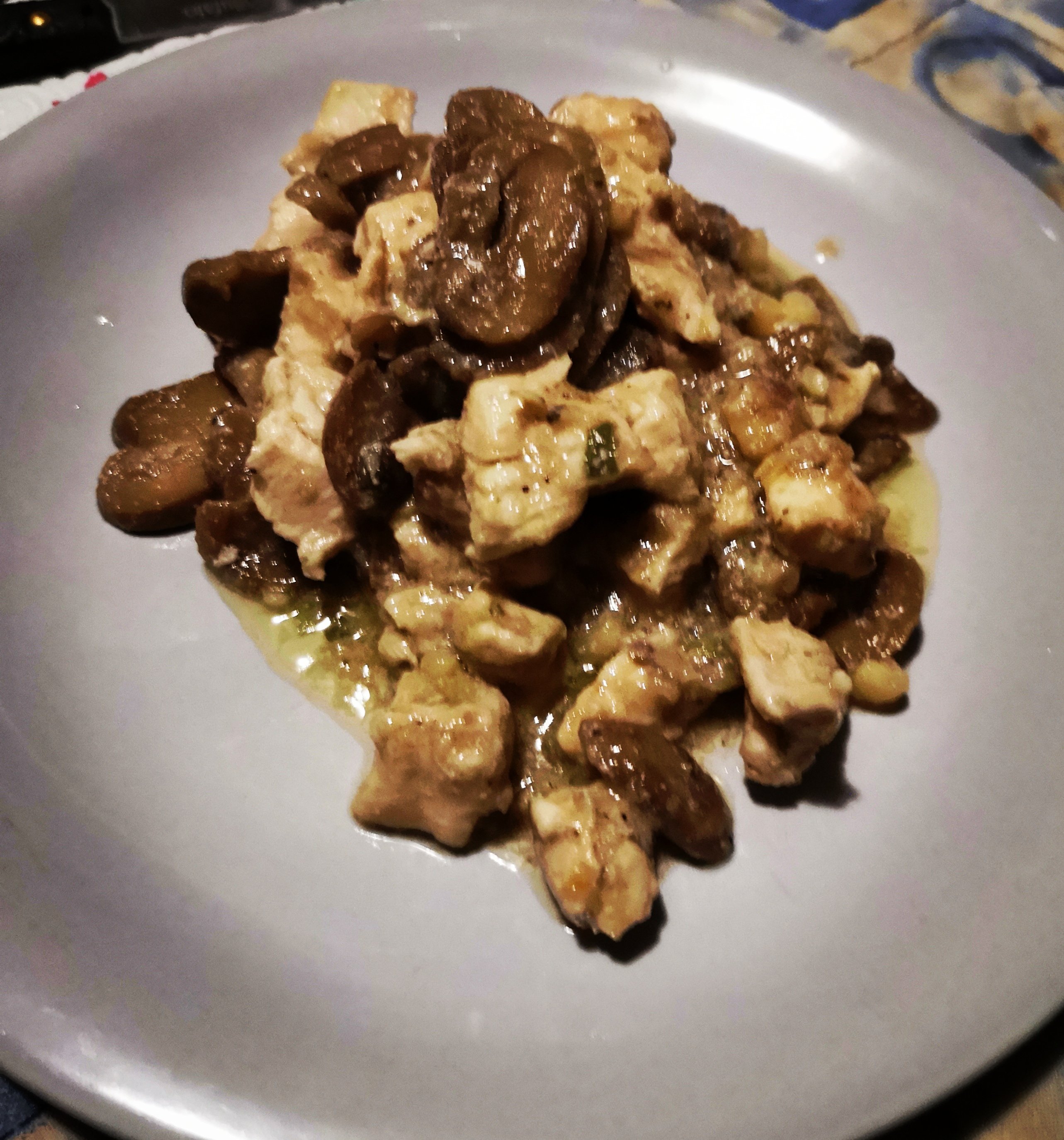 Spezzatino di pollo autunnale