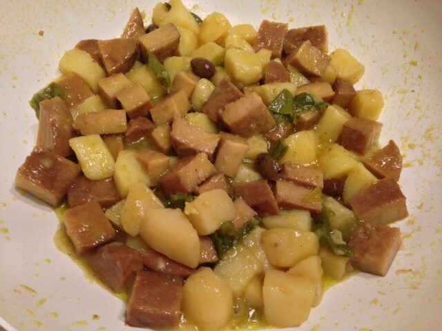 Spezzatino di seitan con patate