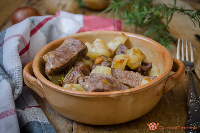 Spezzatino di vitello alla birra con patate