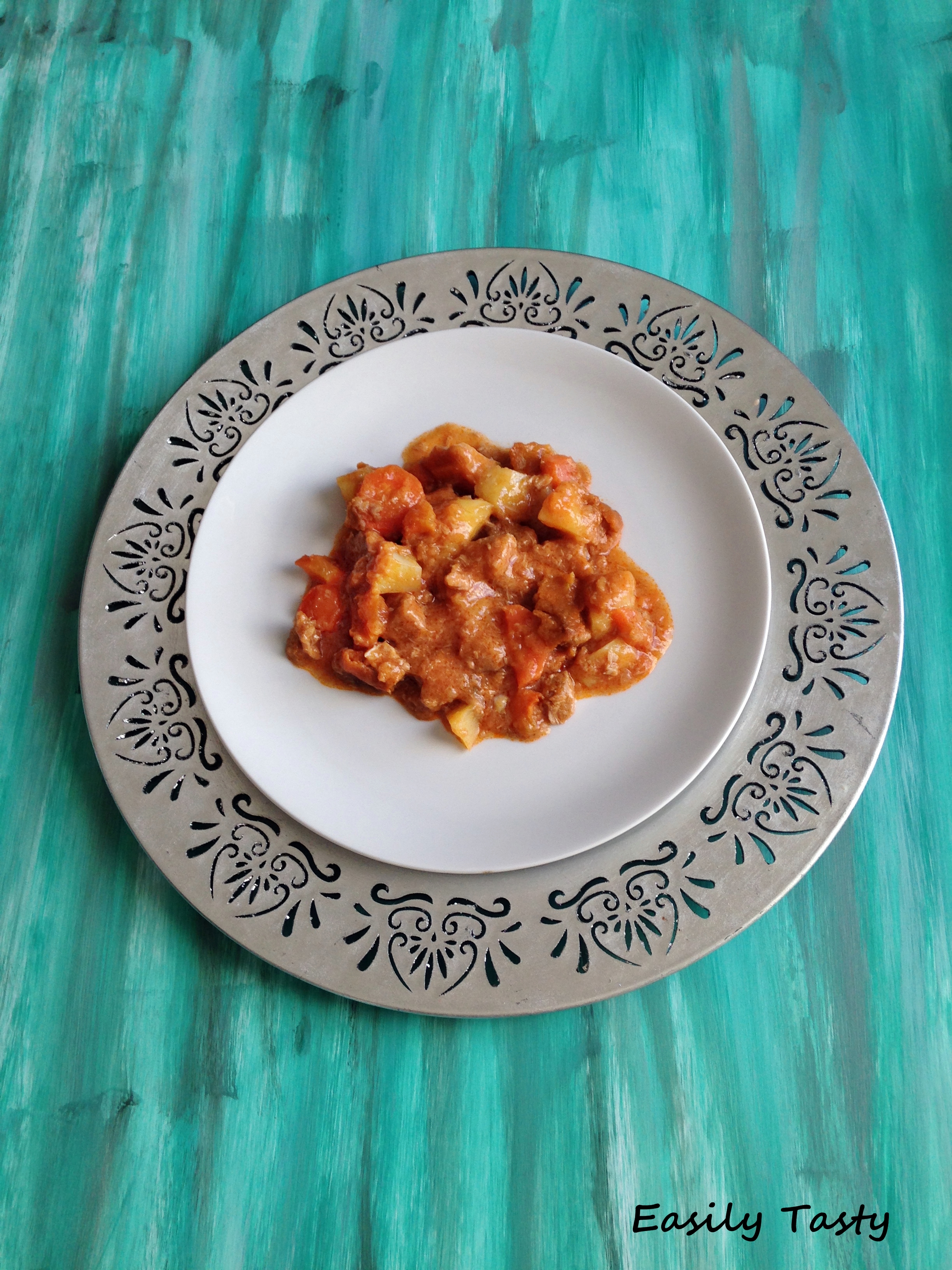 Spezzatino di vitello con carote e patate