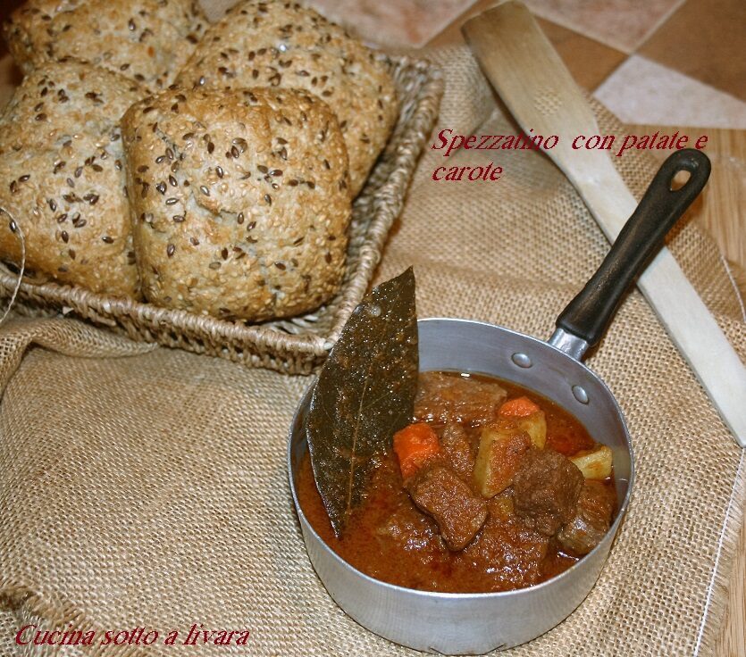 Spezzatino di vitello con patate e carote
