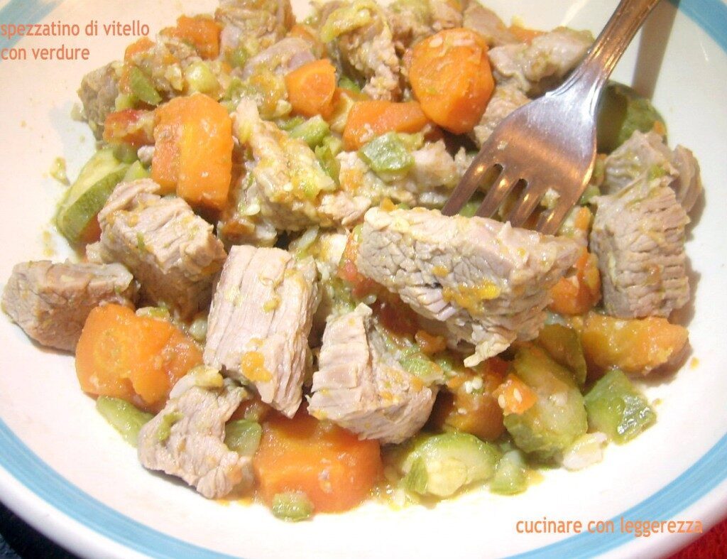 Spezzatino di vitello con verdure