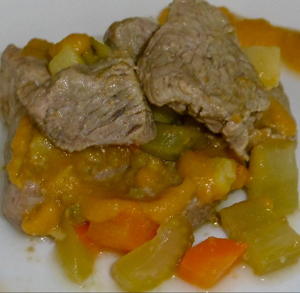 Spezzatino di vitello con verdure