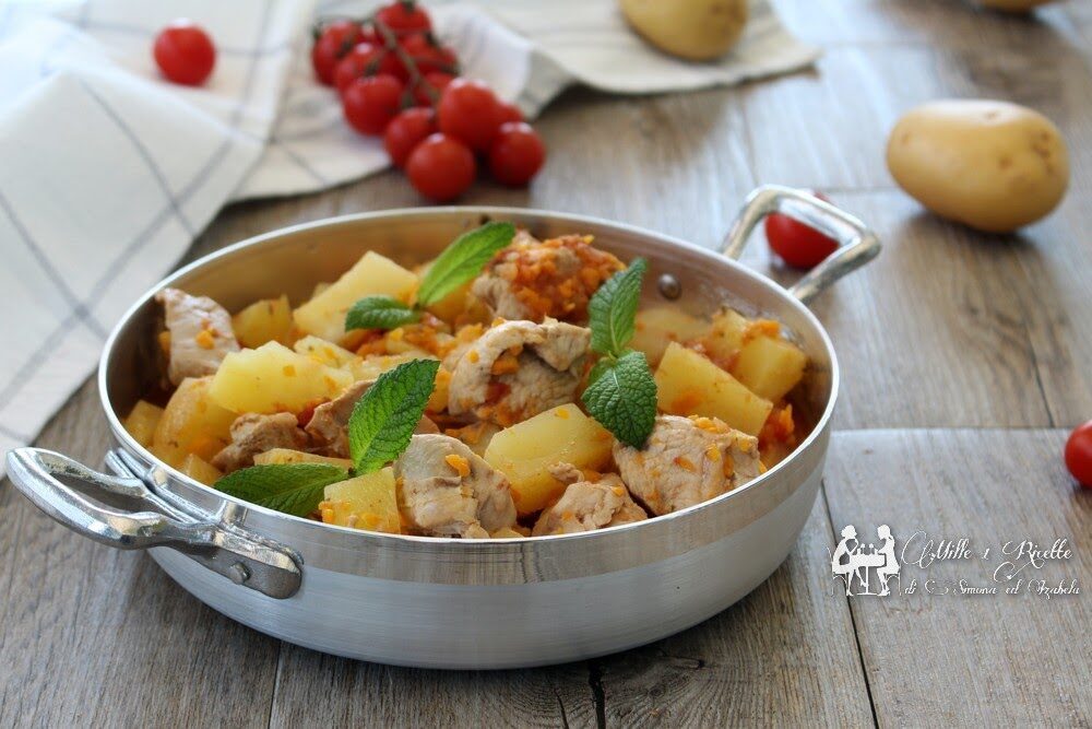 Spezzatino e patate in umido