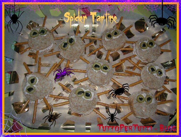 SPIDER TARTINE - Speciale Halloween