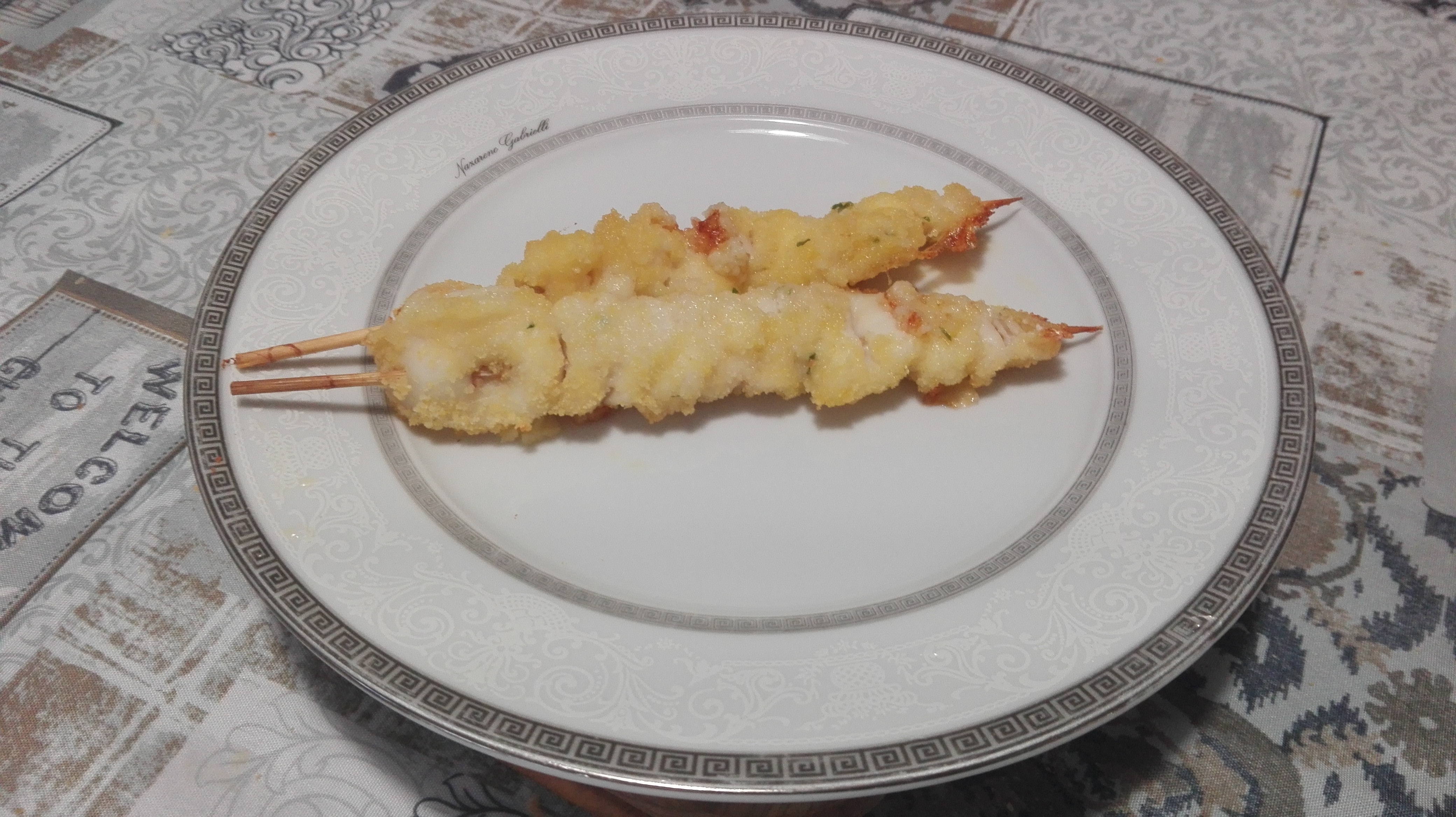 Spiedini di calamari