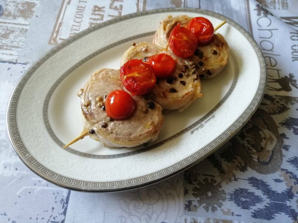 Spiedini di filetto di maiale