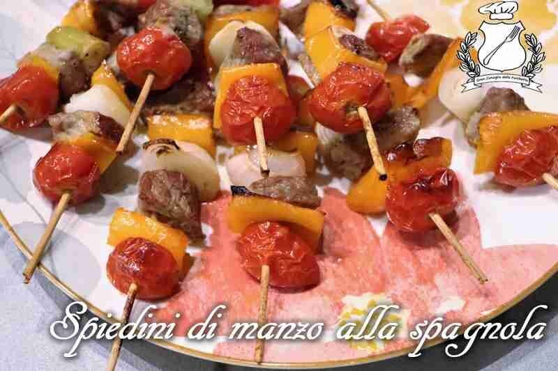 Spiedini di manzo alla spagnola