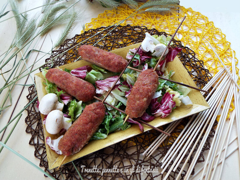 Spiedini di manzo e salsiccia