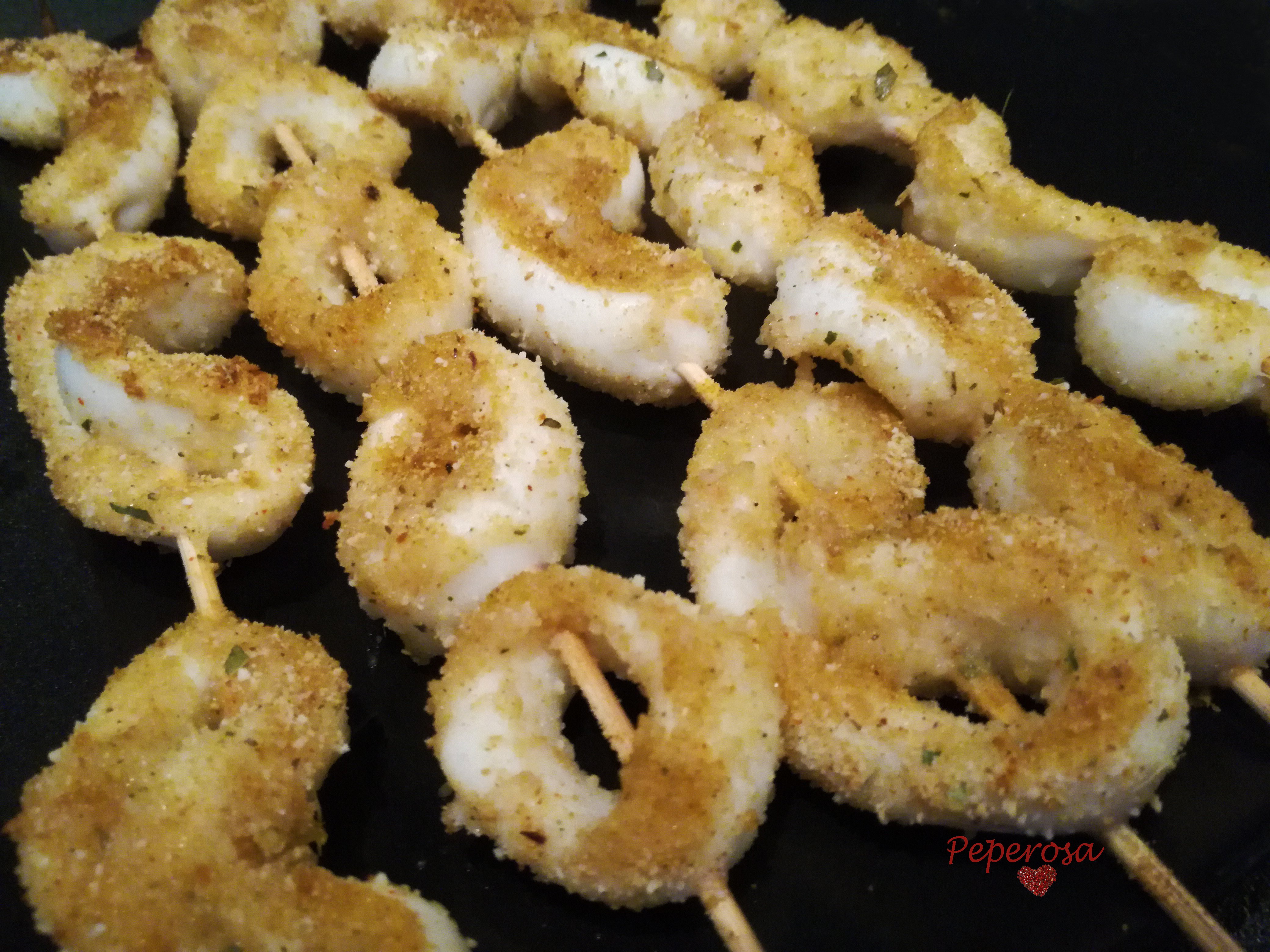 Spiedini di totano croccanti al forno