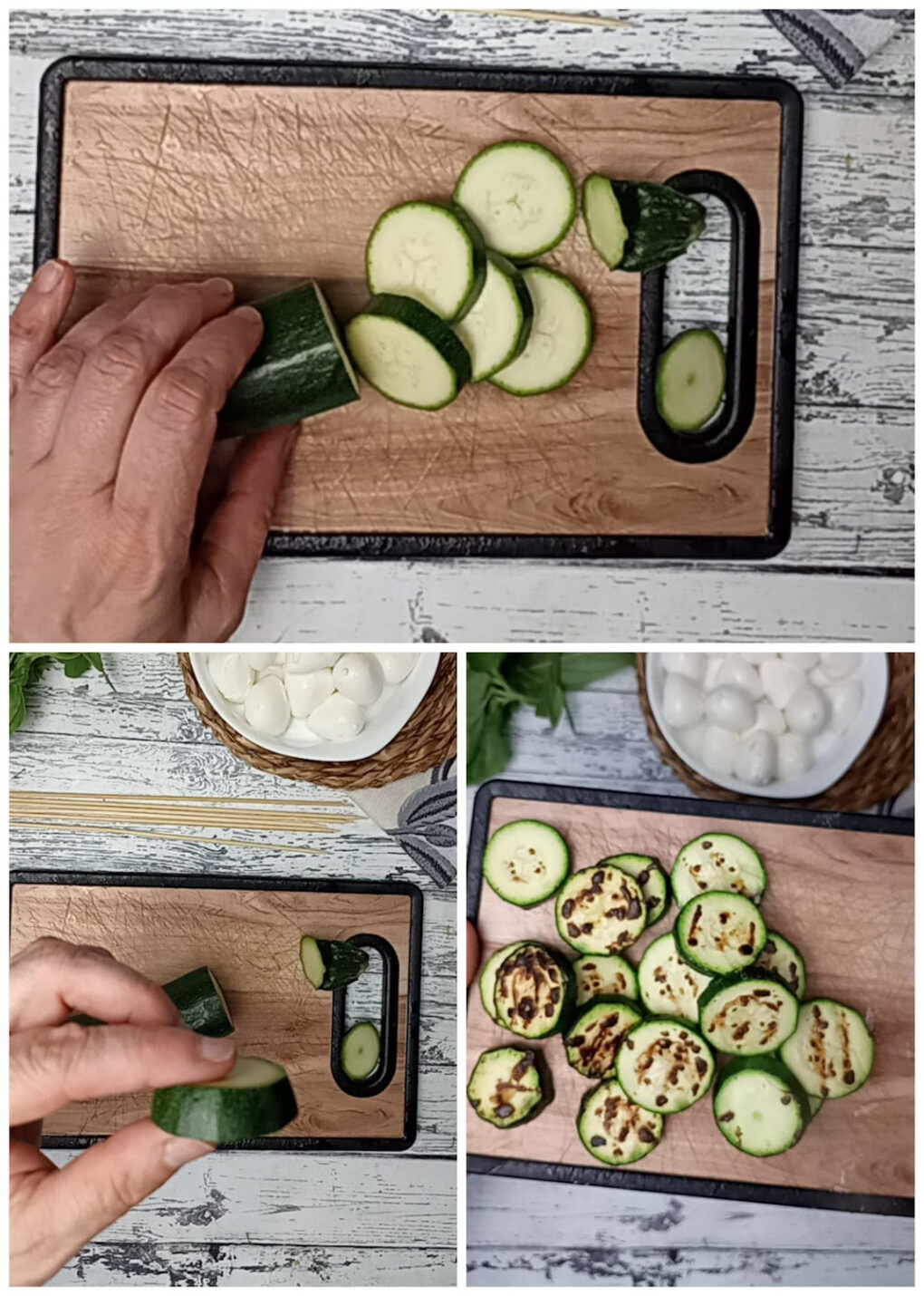 Spiedini estivi con mortadella e zucchine