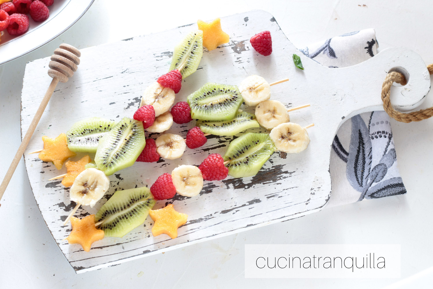 Spiedini estivi di frutta