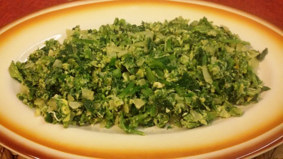 Spigatelli, cipolla e uova