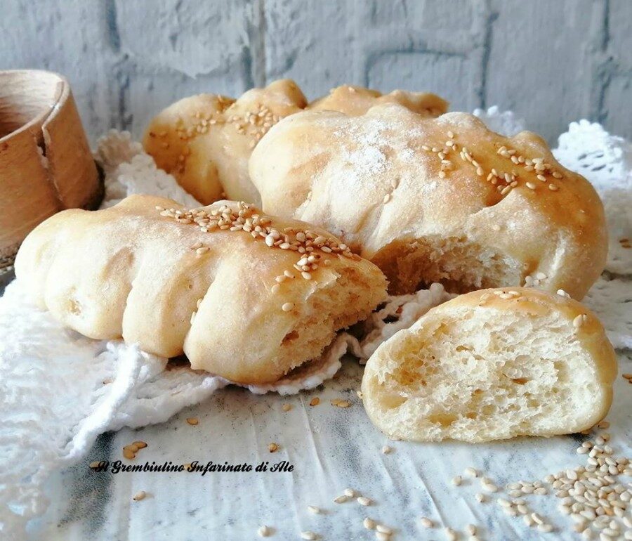 Spighe di pane con lievito madre