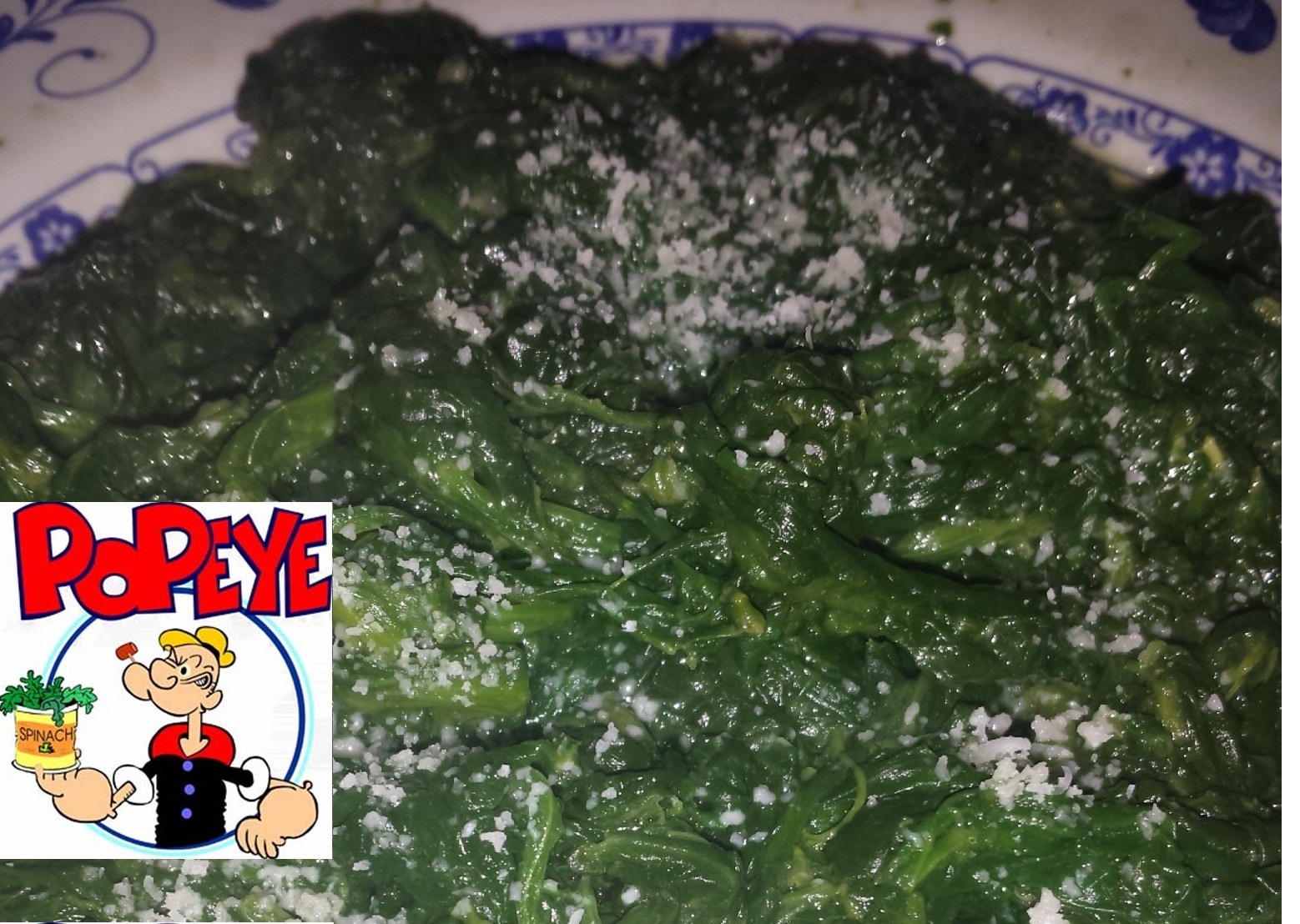 Spinaci al burro e parmigiano